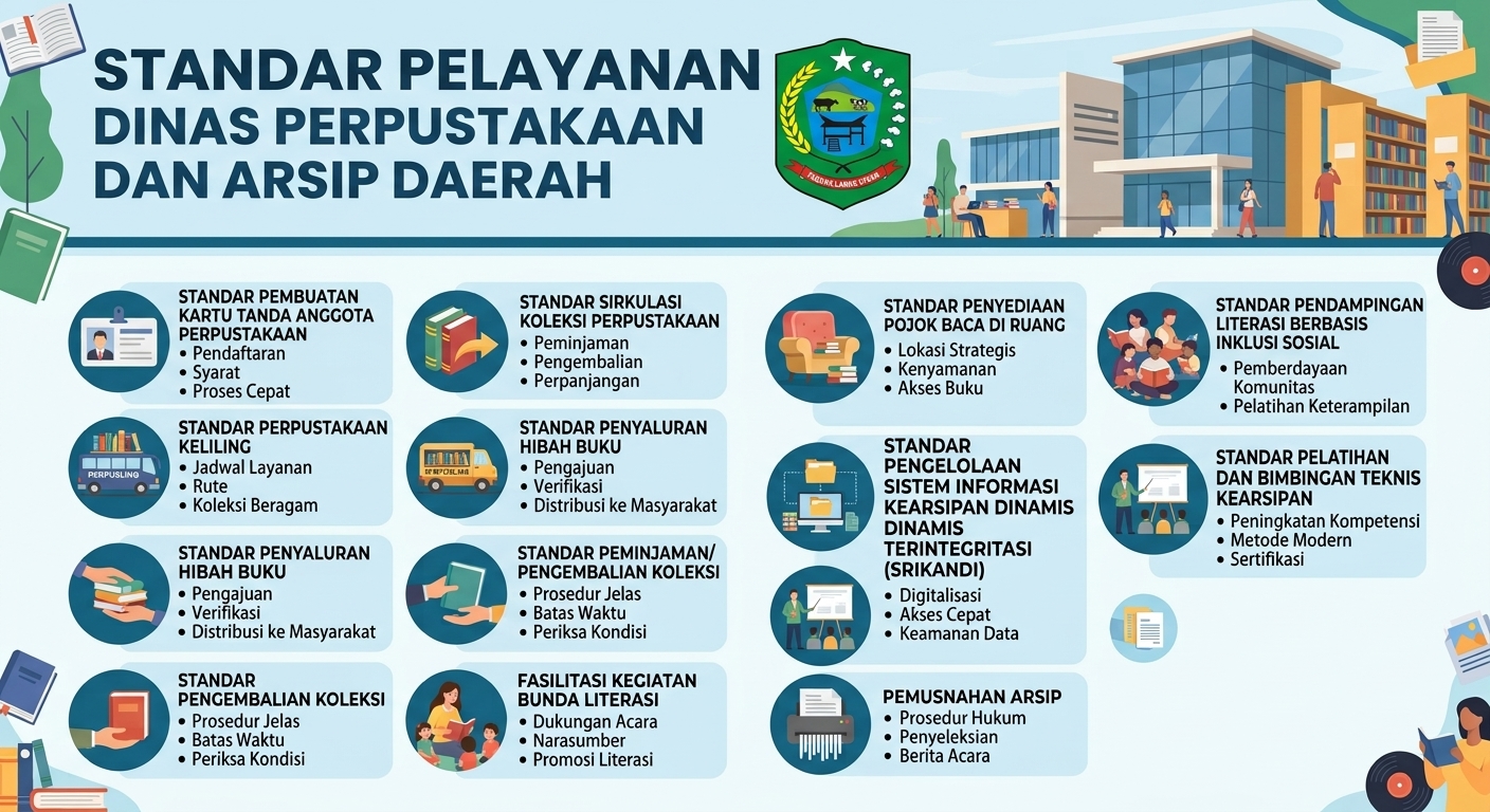 Standar Pelayanan Dinas Perpustakaan